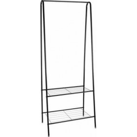 Κρεμάστρα Δαπέδου από Μέταλλο σε Μαύρο Χρώμα 60x34x153cmΚωδικός: AT500019 