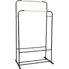 Bormann BPC2100 Κρεμάστρα Δαπέδου από Μέταλλο σε Μαύρο Χρώμα 80x50x150cmΚωδικός: 029298 