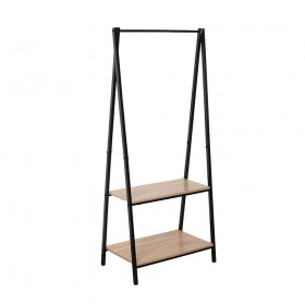 Liberta Crochet Κρεμάστρα Δαπέδου από Μέταλλο σε Μαύρο Χρώμα 64x40x150cmΚωδικός: 18-0011 