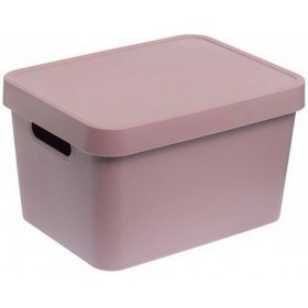 Cyclops Cave Πλαστικό Κουτί Αποθήκευσης με Καπάκι Ροζ 21.5x36x27.5cmΚωδικός: 003302105 