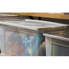 Cyclops Mega Box Πλαστικό Κουτί Αποθήκευσης με Ρόδες και Καπάκι Διάφανο 59x40x19.5cmΚωδικός: 003301879 