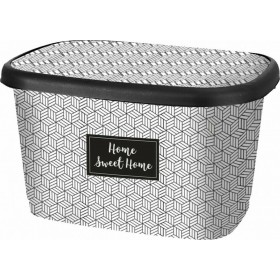 TnS Vintage Πλαστικό Κουτί Αποθήκευσης με Καπάκι Πολύχρωμο 54x43x33cmΚωδικός: 32-800-1230  TnS Vintage Πλαστικό Κουτί Αποθήκευσης με Καπάκι Πολύχρωμο 54x43x33cmΚωδικός: 32-800-1230