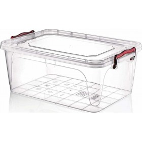 Viosarp Πλαστικό Κουτί Αποθήκευσης με Καπάκι Διάφανο 49x32x30cm