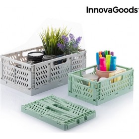 InnovaGoods Πλαστικό Κουτί Αποθήκευσης Πολύχρωμο 3τμχΚωδικός: V0103244  InnovaGoods Πλαστικό Κουτί Αποθήκευσης Πολύχρωμο 3τμχΚωδικός: V0103244