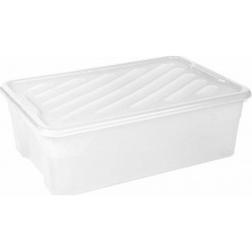 Homeplast Nak Πλαστικό Κουτί Αποθήκευσης με Καπάκι Διάφανο 40x60x19cm