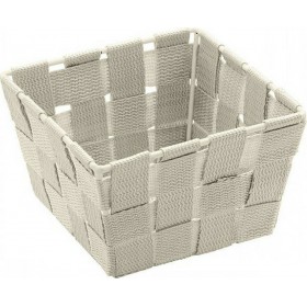 Wenko Adria Mini Καλάθι Αποθήκευσης Πλαστικό Μπεζ 14x14x9cm Wenko Adria Mini Καλάθι Αποθήκευσης Πλαστικό Μπεζ 14x14x9cm