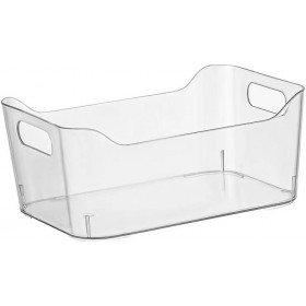 Lalos Καλάθι Αποθήκευσης Πλαστικό Διάφανο 24x15.5x22.5cm
