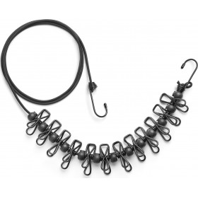 Σχοινί απλώματος ρούχων ελαστικό 2 έως 4m με μανταλάκια Rayen (0340)