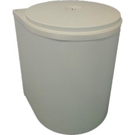 Cyclops Κάδος Απορριμμάτων Πλαστικός Λευκός για Ντουλάπι 13lt
