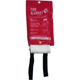 Mobiak Πυρίμαχη Κουβέρτα σε Μαλακή Θήκη 90x90cm Λευκή KX13-010-00A-Y