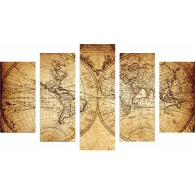 HomeMarkt Vintage World Map Πίνακας Ξύλινος 100x60cmΚωδικός: HM7206.06  HomeMarkt Vintage World Map Πίνακας Ξύλινος 100x60cmΚωδικός: HM7206.06