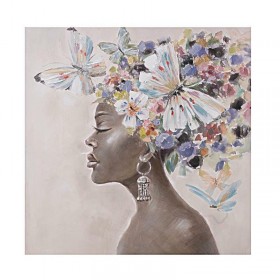 Inart Γυναικεία Φιγούρα Πίνακας σε Καμβά 100x100cmΚωδικός: 3-90-006-0223 