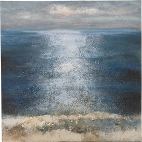 Inart Θάλασσα Πίνακας σε Καμβά 80x80cmΚωδικός: 3-90-006-0206 