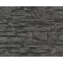 Ταπετσαρία Τοίχου Wood Stone Charcoal 1000x53cm