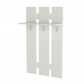 Alphab2b Κρεμάστρα Τοίχου Wie Ξυλινη 3 Θέσεων 60x23cm