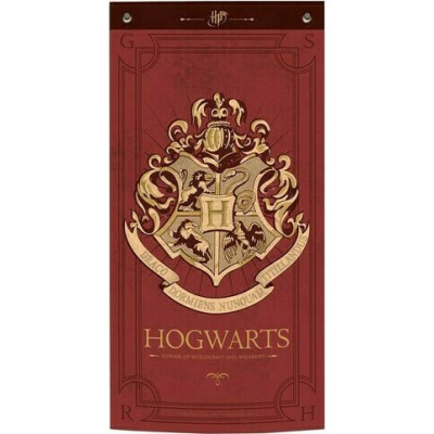 Blue Sky Studios Αφίσα Harry Potter Wall Banner Hogwarts Burgundy 95x47cm