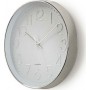 Nedis Ρολόι Τοίχου Πλαστικό Λευκό/Ασημί 30cm