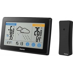 HAMA Ασύρματος Μετεωρολογικός Σταθμός Weather Station Touch 186314