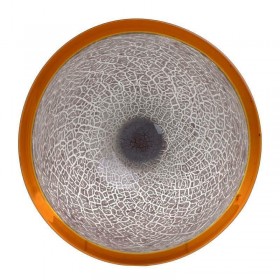 Inart Διακοσμητική Πιατέλα Γυάλινη 45x45x6cm