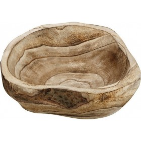 Espiel Διακοσμητικό Μπωλ Ξύλινο 31x28x8cmΚωδικός: XYP106  Espiel Διακοσμητικό Μπωλ Ξύλινο 31x28x8cmΚωδικός: XYP106