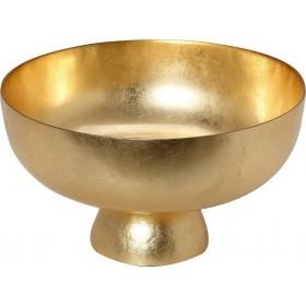 Espiel Διακοσμητικό Μπωλ Γυάλινο Atlas Χρυσό 27x27x9cmΚωδικός: AD1777  Espiel Διακοσμητικό Μπωλ Γυάλινο Atlas Χρυσό 27x27x9cmΚωδικός: AD1777