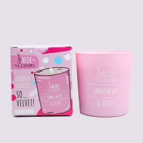 Aloe+ Colors Αρωματικό Κερί Σόγιας σε Βάζο So Velvet Πούδρα Ροζ 220gr Aloe+ Colors Αρωματικό Κερί Σόγιας σε Βάζο So Velvet Πούδρα Ροζ 220gr