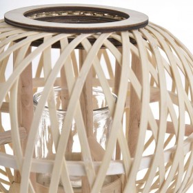 Inart Φαναράκι Ξύλινο 30x30x37cm