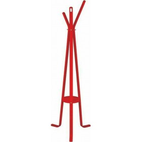 HomeMarkt Stan Καλόγερος Κόκκινος Ξύλινος Με 3 Πόδια 55x55x170cm