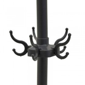 Click Καλόγερος Μαύρος Μεταλλικός 45x45x175cm