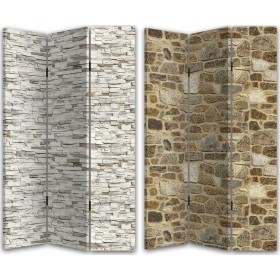 Inart Διακοσμητικό Παραβάν από Καμβά 2 Όψεων 120x180cm Inart Διακοσμητικό Παραβάν από Καμβά 2 Όψεων 120x180cm
