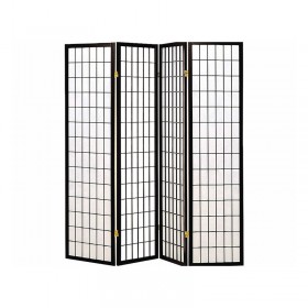 Hoppline Διακοσμητικό Παραβάν Mε 4 Πάνελ Ξύλινο 140x180cm