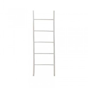Inart Διακοσμητική Σκάλα Λευκή 50x2x150cm Inart Διακοσμητική Σκάλα Λευκή 50x2x150cm