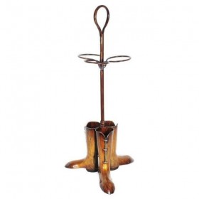 Inart Ομπρελοθήκη Μεταλλική Καφέ 41x40x81cm Inart Ομπρελοθήκη Μεταλλική Καφέ 41x40x81cm