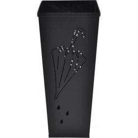 Ankor Ομπρελοθήκη Μεταλλική Μαύρη 21x21x50cm