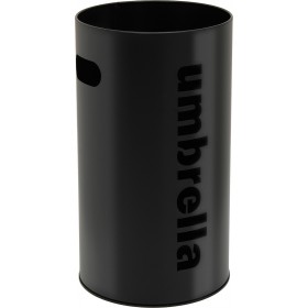 Pam &amp Co Ομπρελοθήκη Μεταλλική Μαύρο Ματ 25x25x44cm