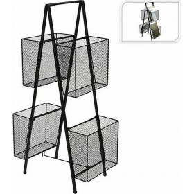 JK Home Decoration Θήκη Περιοδικών Μεταλλική 43x23x79cm JK Home Decoration Θήκη Περιοδικών Μεταλλική 43x23x79cm