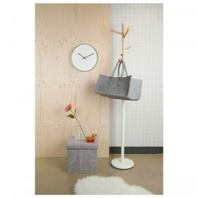 Present Time Θήκη Περιοδικών Υφασμάτινη Mellow Γκρι 26x26cm