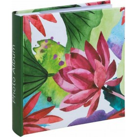 The Paper Box Άλμπουμ για 200 Φωτογραφίες Διαστάσεων 10x15cm με Λουλούδια 21.5x21.5cm