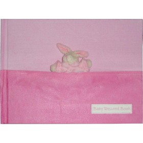 Next Deco Παιδικό Άλμπουμ Baby Record Book Λαγουδάκι Ροζ 28x20cm