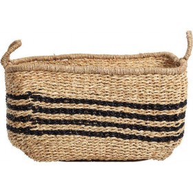 Διακοσμητικό Καλάθι Ψάθινο 44x33x39cm Soulworks