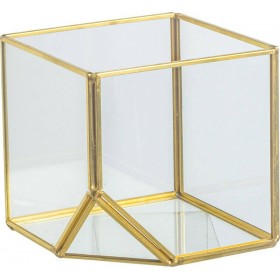 JK Home Decoration Διακοσμητικό Κουτί Γυάλινο Πολυγωνικό 10x10x10cm JK Home Decoration Διακοσμητικό Κουτί Γυάλινο Πολυγωνικό 10x10x10cm