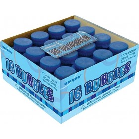 Glitz Blue Party Bubbles, Pack of 16 Party Bag Fillers