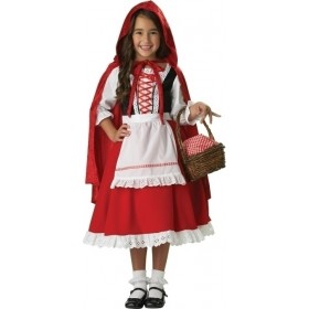 Αποκριάτικη Παιδική Στολή Κοκκινοσκουφίτσα Χωρίς Καλτσόν