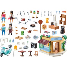 Παιχνιδολαμπάδα City Life Πιτσαρία για 4+ Ετών Playmobil