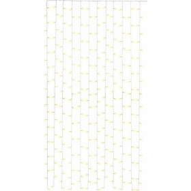 300 Χριστουγεννιάτικα Λαμπάκια LED Λευκά 6.1μ x 250εκ τύπου Κουρτίνα με Ασημί Καλώδιο GoobayΚωδικός: 57942 