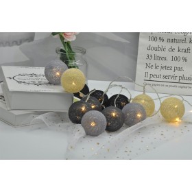 20 Υφασμάτινες Μπάλες LED 2.85m 841020 Evivak