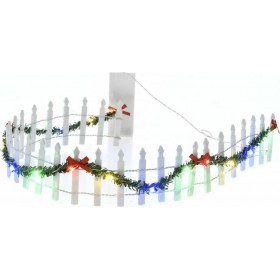 Διακοσμητικός Mini Φράχτης με Γιρλάντα 60x5cm 71890 Iliadis