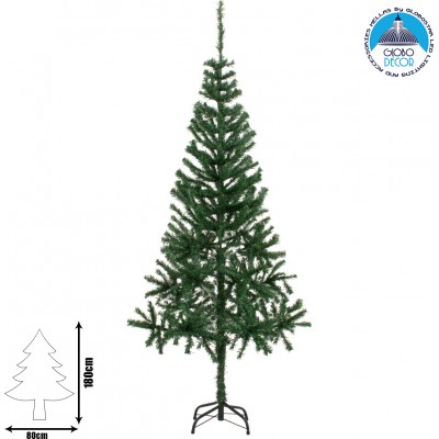 Χριστουγεννιάτικο Δέντρο Πράσινο 180εκ με Μεταλλική ΒάσηΚωδικός: 36804 