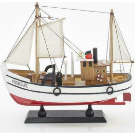 Ξύλινο Διακοσμητικό Καράβι Παραδοσιακό 30x27cm