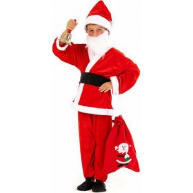 Fun Fashion Χριστουγεννιάτικη Παιδική Στολή Άγιος Βασίλης 906 Κόκκινη